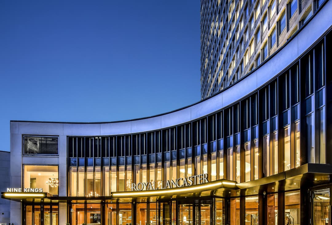 Royal Lancaster Hotel entrance